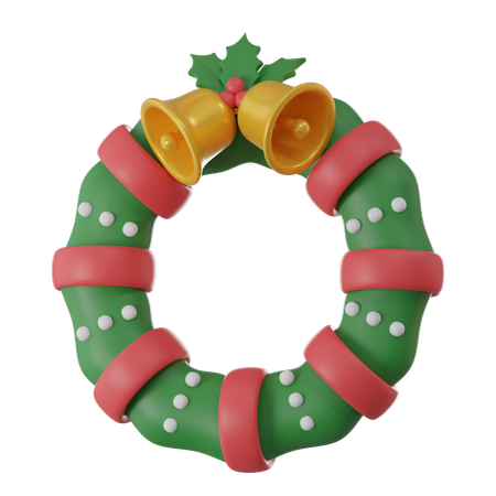 Christmas Wreath  3D Icon