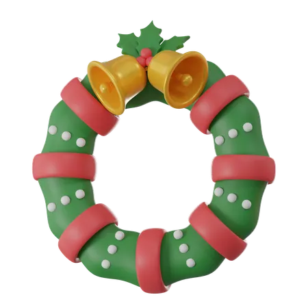 Christmas Wreath  3D Icon