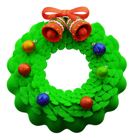 Christmas Wreath  3D Icon