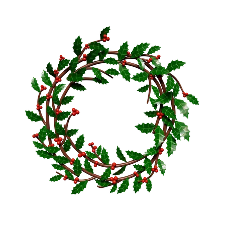 Christmas Wreath  3D Icon