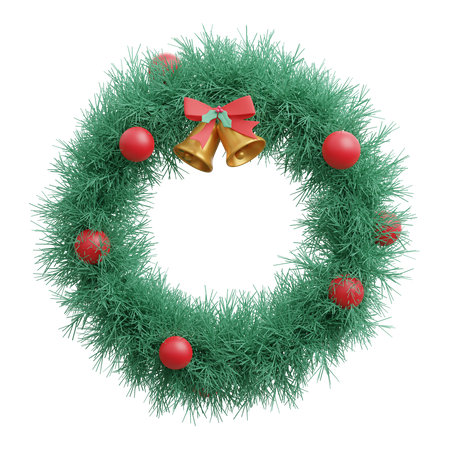 Christmas Wreath  3D Icon