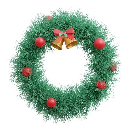 Christmas Wreath  3D Icon