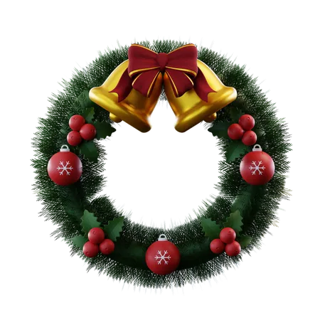 Christmas Wreath  3D Icon