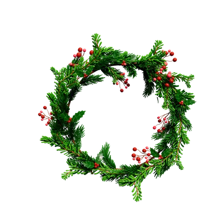 Christmas Wreath  3D Icon