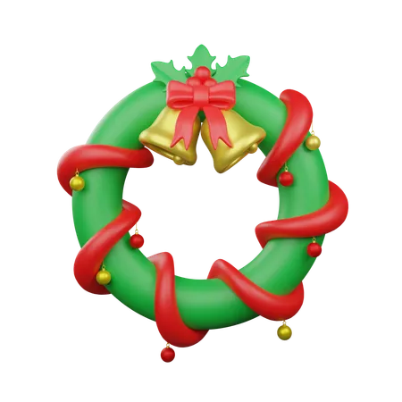 Christmas Wreath  3D Icon