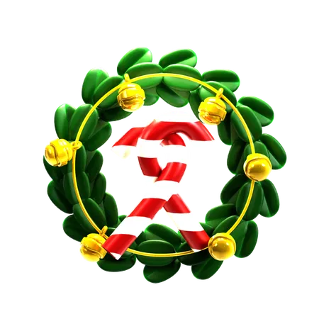 Christmas Wreath  3D Icon