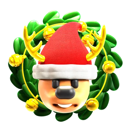 Christmas Wreath  3D Icon