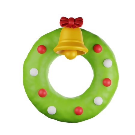 Christmas Wreath  3D Icon