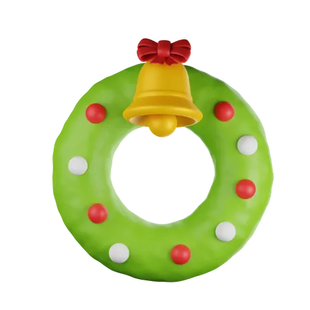 Christmas Wreath  3D Icon