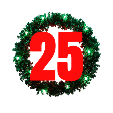 Christmas Wreath  3D Icon