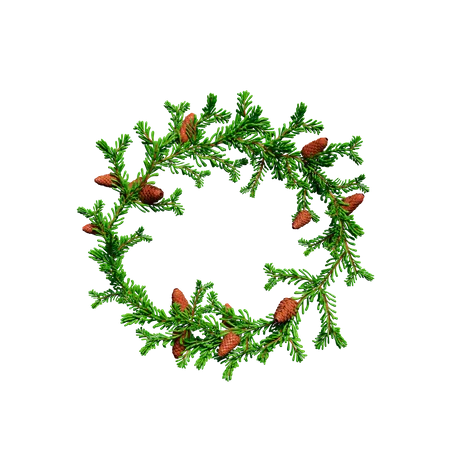 Christmas Wreath  3D Icon