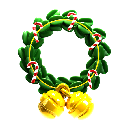 Christmas Wreath  3D Icon