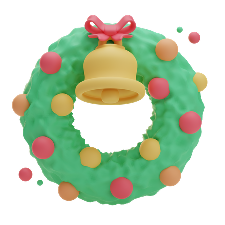 Christmas Wreath  3D Icon