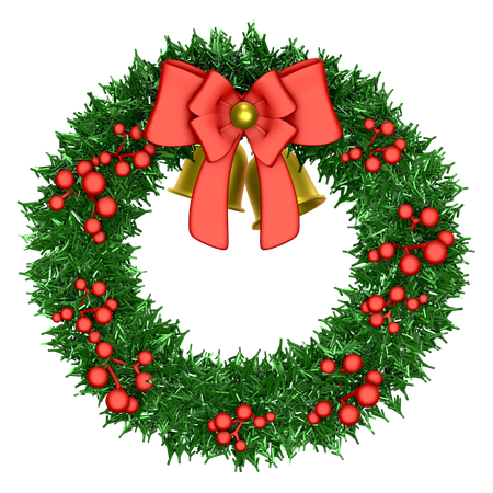 Christmas Wreath  3D Icon