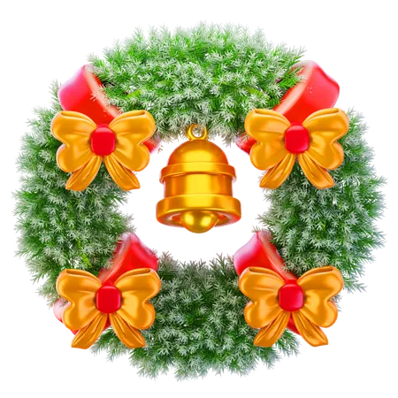 Christmas Wreath  3D Icon