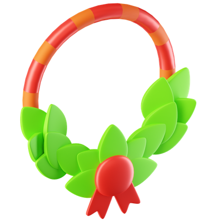 Christmas Wreath  3D Icon