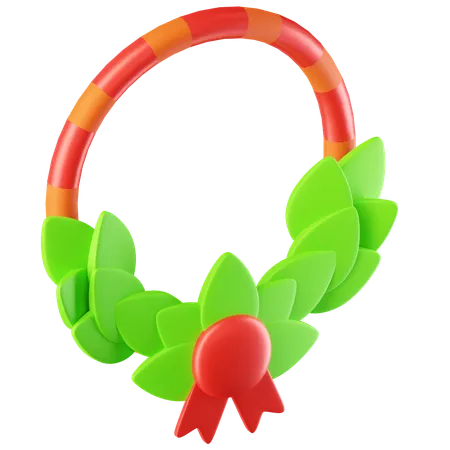 Christmas Wreath  3D Icon