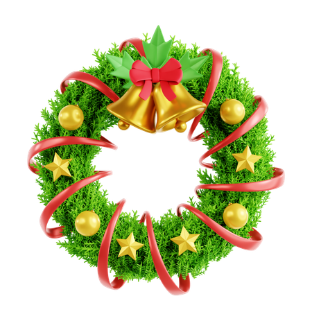 Christmas Wreath  3D Icon