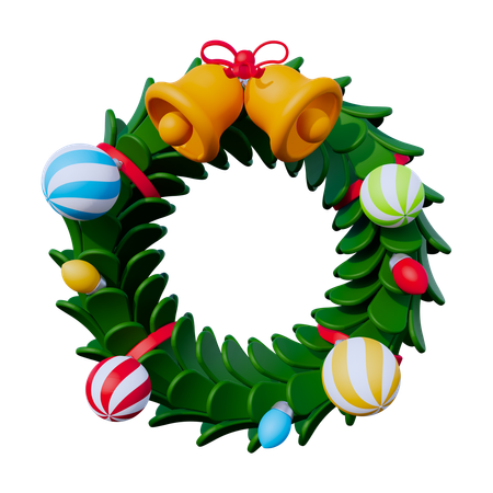 Christmas Wreath  3D Icon