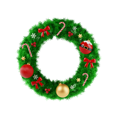 Christmas Wreath  3D Icon