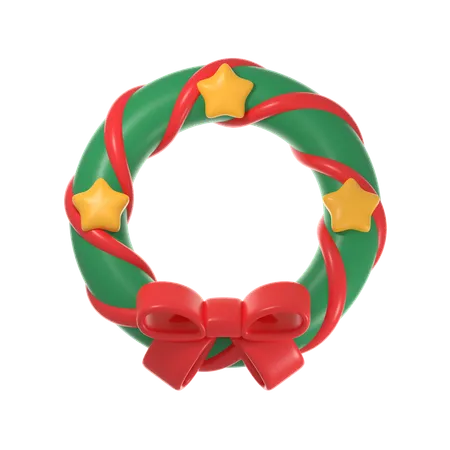 Christmas Wreath  3D Icon