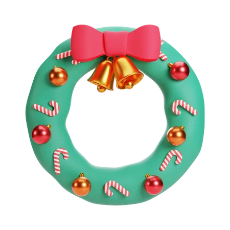 Christmas wreath  3D Icon