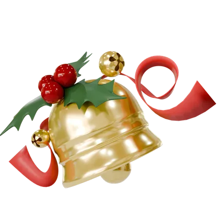 Christmass Bell  3D Icon