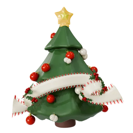 Christmass Tree  3D Icon