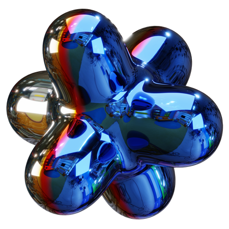 Chromatic Bloom  3D Icon