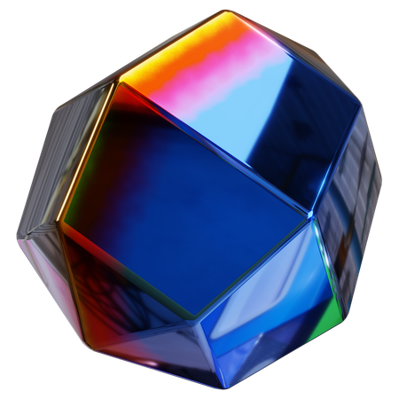 Chromatic Prism  3D Icon