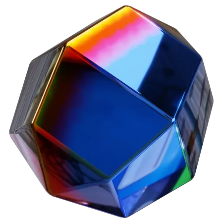 Chromatic Prism  3D Icon