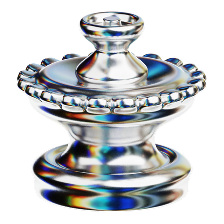 Chrome Abstract Shape  3D Icon