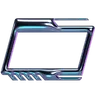 Chrome Frame With Slanted Edges