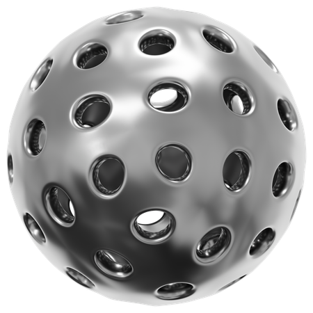 Chrome Multi Hole  3D Icon