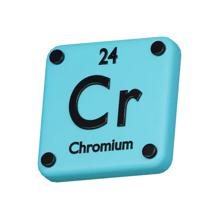 Chromium Element 3 D Icon 3D Icon