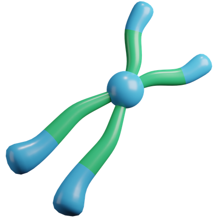 Chromosome  3D Icon