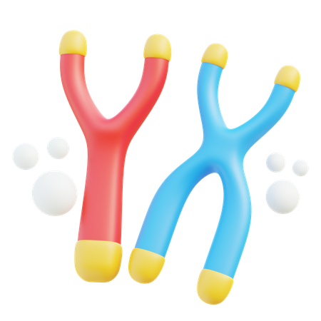 Chromosome  3D Icon