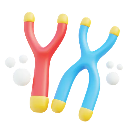 Chromosome  3D Icon