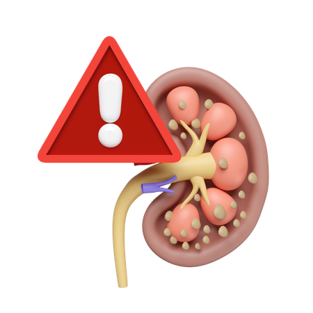Chronic Kidney Disease  3D Icon
