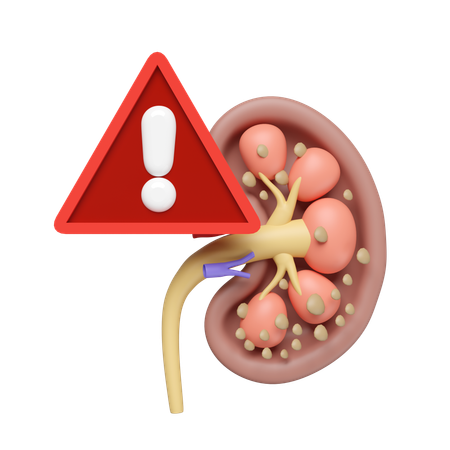 Chronic Kidney Disease  3D Icon