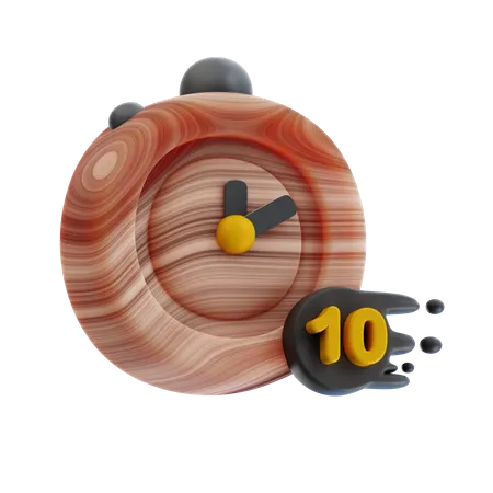 Chronomètre 10 minutes  3D Icon