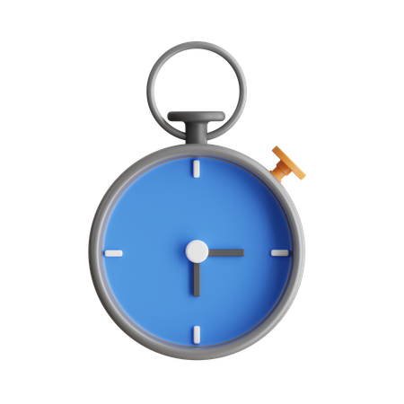 Chronomètre  3D Icon