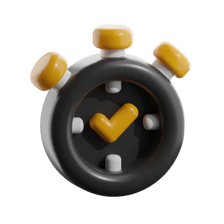 Chronomètre  3D Icon