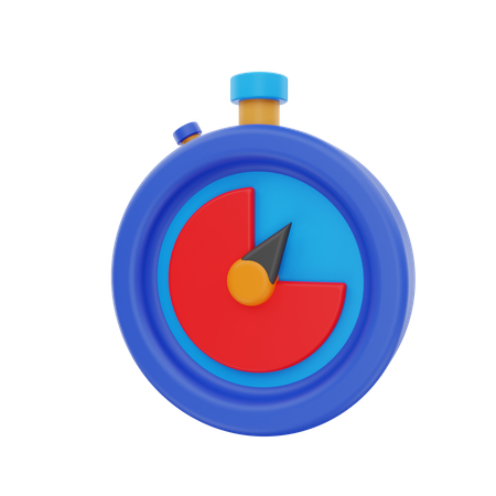 Chronomètre  3D Icon