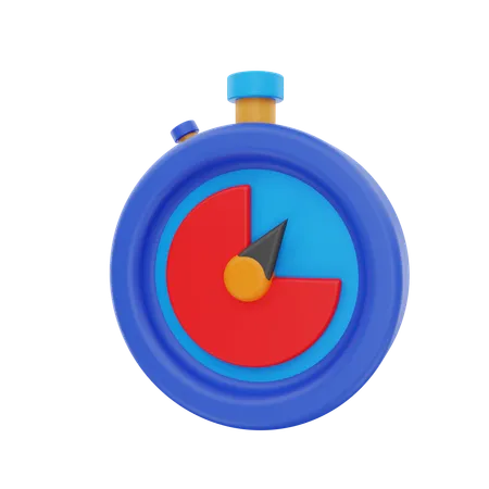 Chronomètre  3D Icon