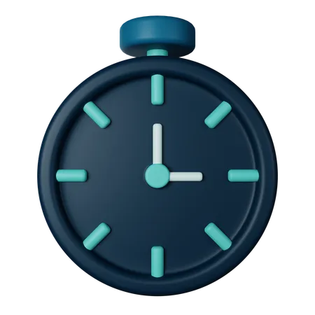 Chronomètre  3D Icon