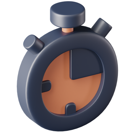 Chronomètre  3D Icon