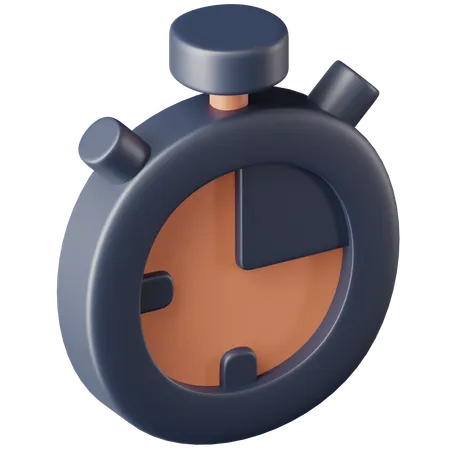 Chronomètre  3D Icon