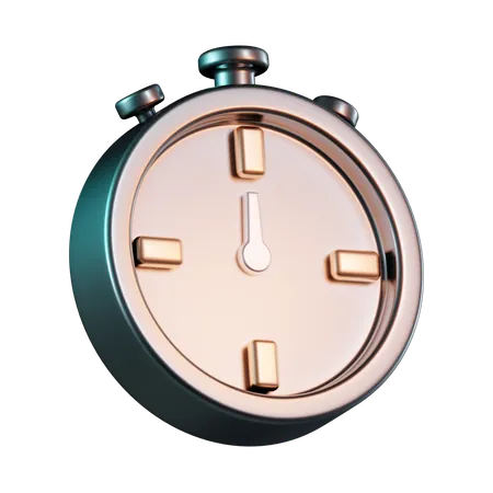 Chronomètre  3D Icon