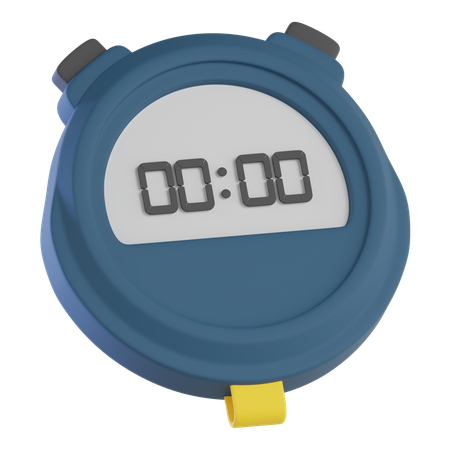 Chronomètre  3D Icon